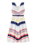 Cartolina Nantucket Dress Monica Dress in Nantucket Stripe