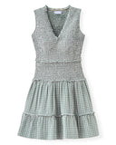 Cartolina Nantucket Dress Rhett Mini Dress in Moss