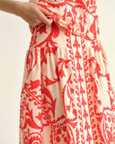 Cartolina Nantucket Skirt Georgia Skirt in Poppy Faraway Print