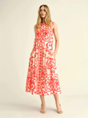 Cartolina Nantucket Skirt Georgia Skirt in Poppy Faraway Print