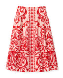 Cartolina Nantucket Skirt Georgia Skirt in Poppy Faraway Print