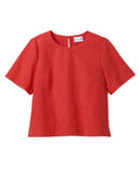 Cartolina Nantucket Top Chloe Top in Poppy