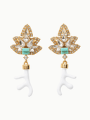 Catherine Page Jewelry Earrings Coral Starburst Earrings
