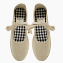 Cayumas Shoes Salomé in Beige Linen