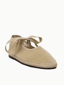 Cayumas Shoes Salomé in Beige Velvet