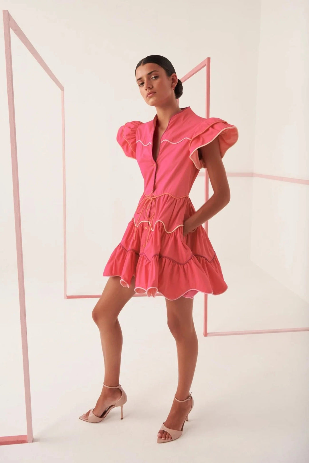 CeliaB Dress Baba Cay Mini in Pink