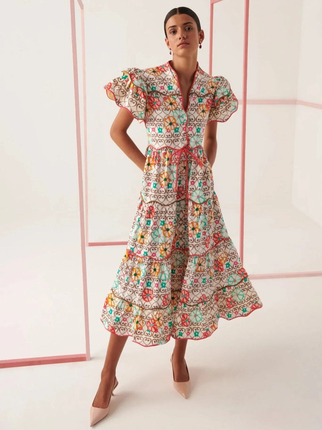 CeliaB Dress Baba Island Print Dress | CeliaB