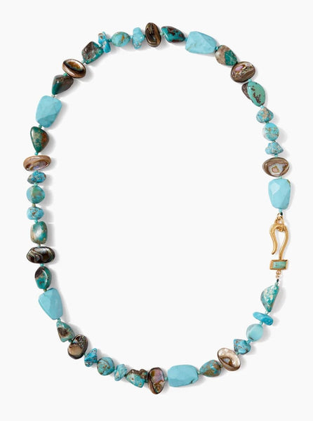 【Third Movement】Ocean bead necklace▲TXT着用 Third Movement】Ocean bead necklace△TXT着用