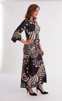 CK Bradley Dress Cassandra Dress in Paddle Black