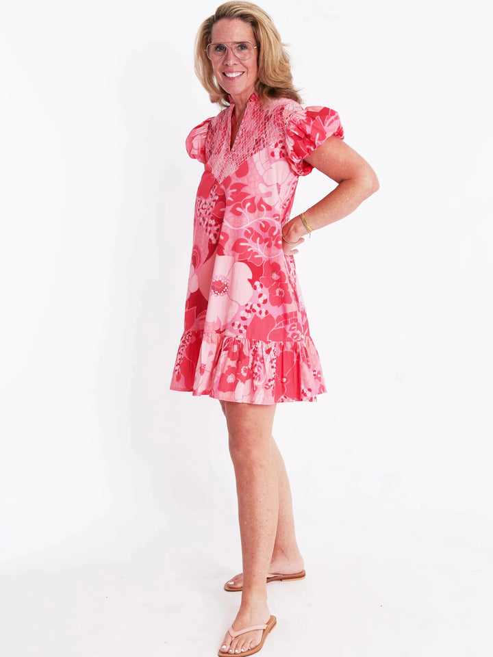 CK Bradley Dress Cayman Dress in Narnia Geranium