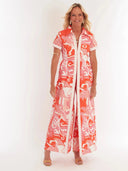 CK Bradley Dress Coulotte Jumpsuit in Nouveau Papaya