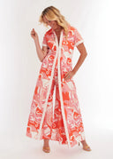 CK Bradley Dress Coulotte Jumpsuit in Nouveau Papaya