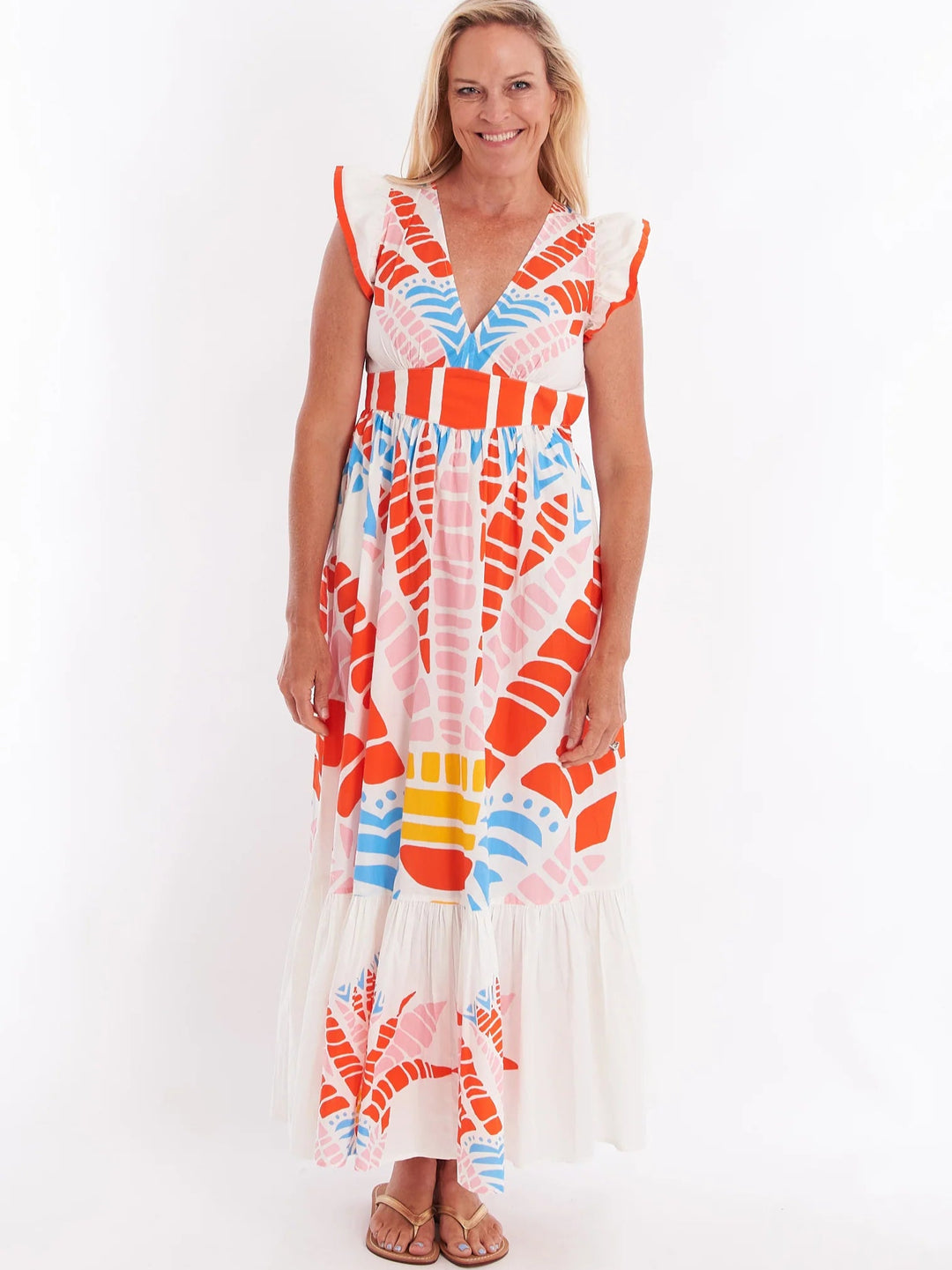 CK Bradley Dress Henning Dress in Papyrus Punch