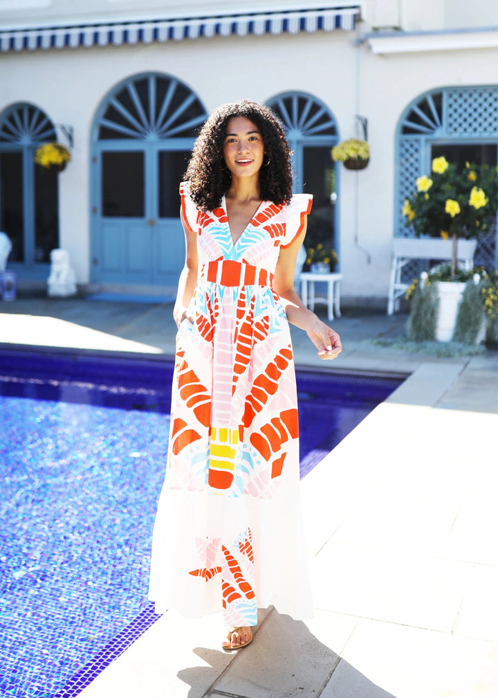 CK Bradley Dress Henning Dress in Papyrus Punch