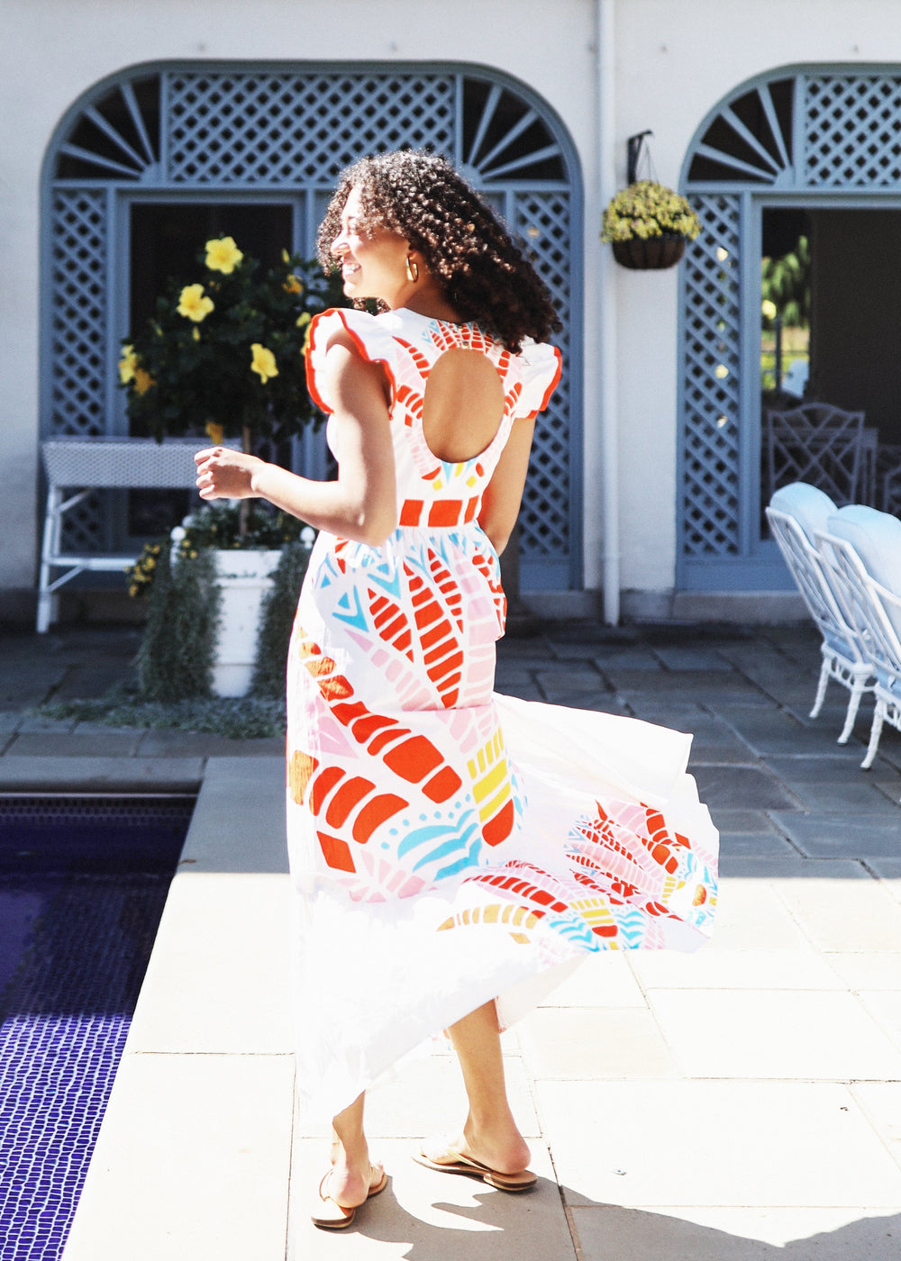 CK Bradley Dress Henning Dress in Papyrus Punch