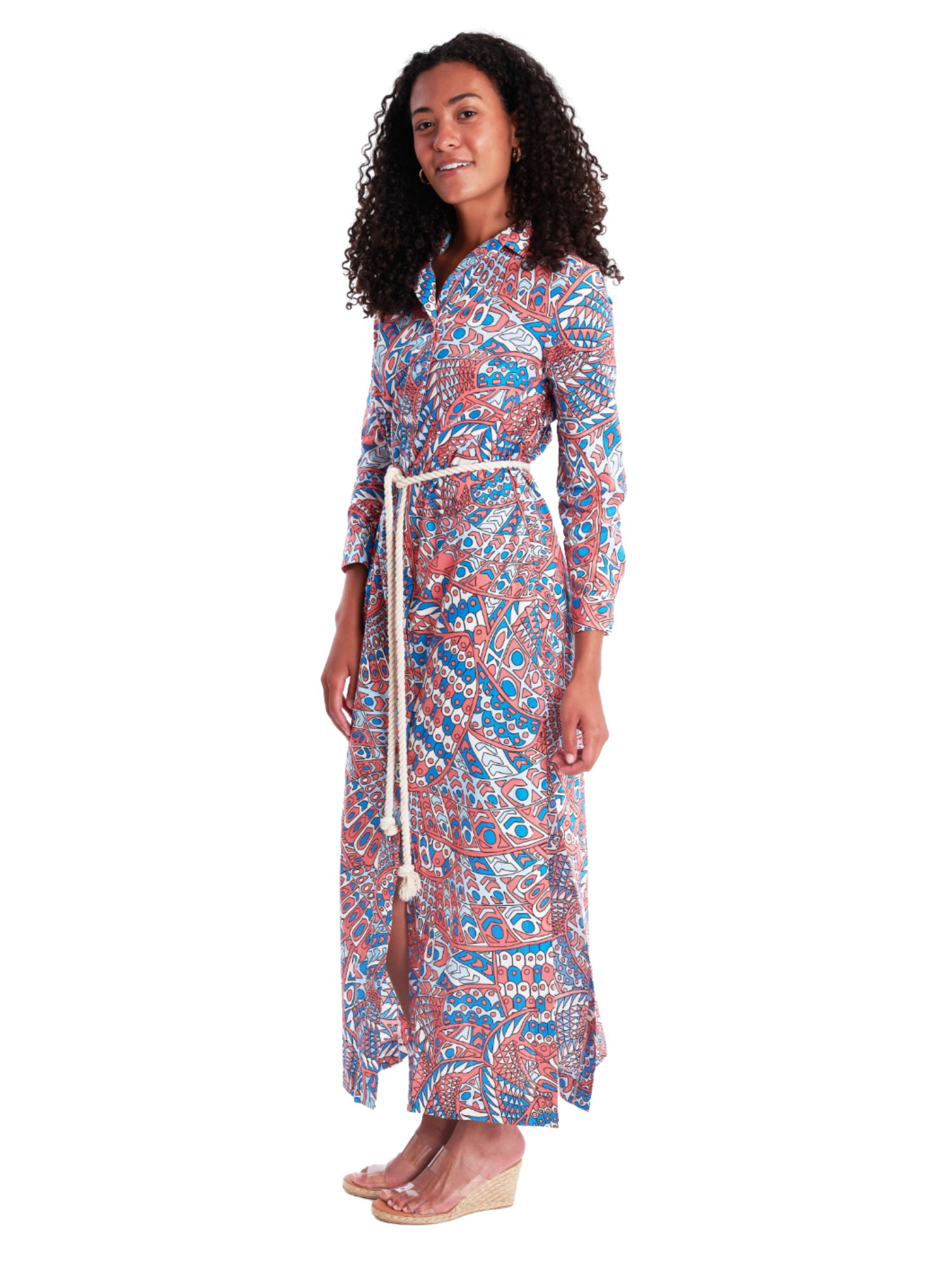 Monteith Caftan in Falcon Cotton Candy Small / Multi Monteith Caftan in Falcon Cotton Candy Small / Multi