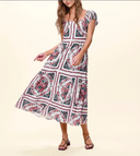 Cleobella Dress Anne Midi Dress in Carmella Print