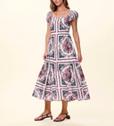 Cleobella Dress Anne Midi Dress in Carmella Print