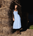 Cleobella Dress Ardena Ankle Dress in Blue Bonnet