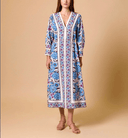 Cleobella Dress Blanche Midi Dress in Fluora Print