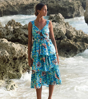 Cleobella Dress Cleobella | Imara Midi Dress in Calypso