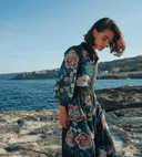 Cleobella Dress Donatella Midi Dress in Juliet Ebony
