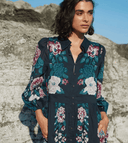 Cleobella Dress Donatella Midi Dress in Juliet Ebony