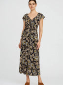 Cleobella Dress Kendall Ankle Dress in Dark Magnolia