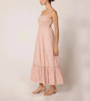 Cleobella Dress Magnolia Ankle Dress in Bellini Peach