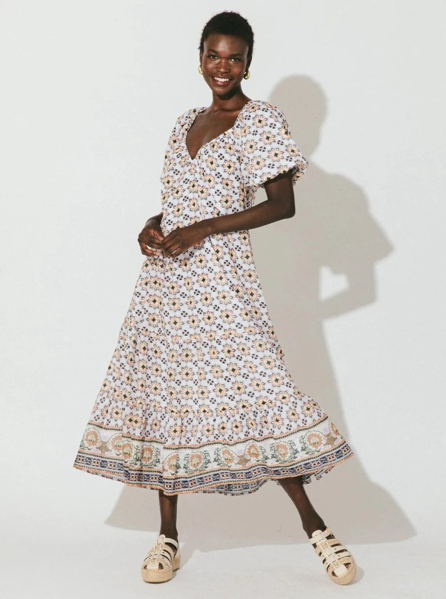 Cleobella Dress Paula Midi Dress in Marrakesh Print