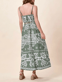 Cleobella Skirts Jasmine Ankle Skirt in Verdant Flight