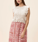 Cleobella Top Astra Top in Parchment