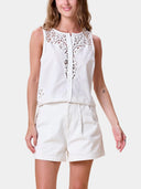 Cleobella Top Eileen Top in Ivory