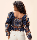 Cleobella Top Elizabeth Top in Venezia Blue