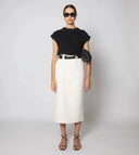 Cleobella Top Gigi Sweater Vest in Black