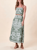 Cleobella Top Juniper Top in Verdant Flight