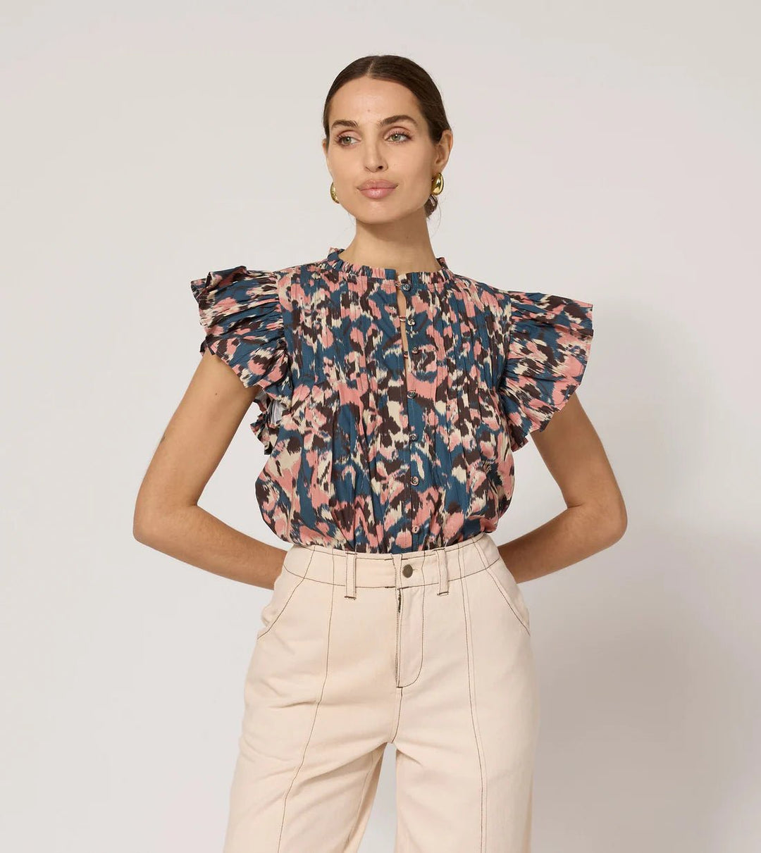 Cleobella Top Maritza Blouse in Le Jules