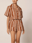 Cleobella Top Mizuki Blouse in Vecchio Stripe