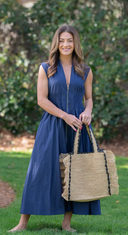 Clover Dress The Lady Dress in Navy