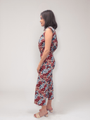 Coco Shop Pants Classic Crop Pant in Flower Heads