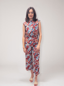 Coco Shop Pants Classic Crop Pant in Flower Heads
