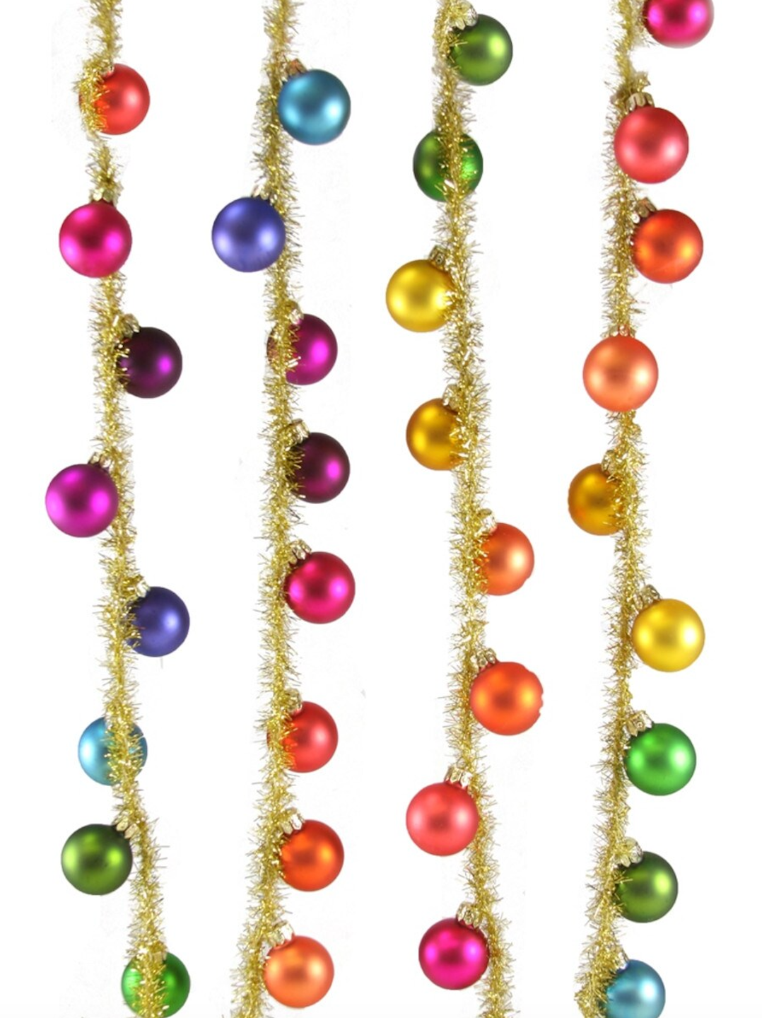 Cody Foster & Co Holiday Decor Rainbow and Tinsel Garland