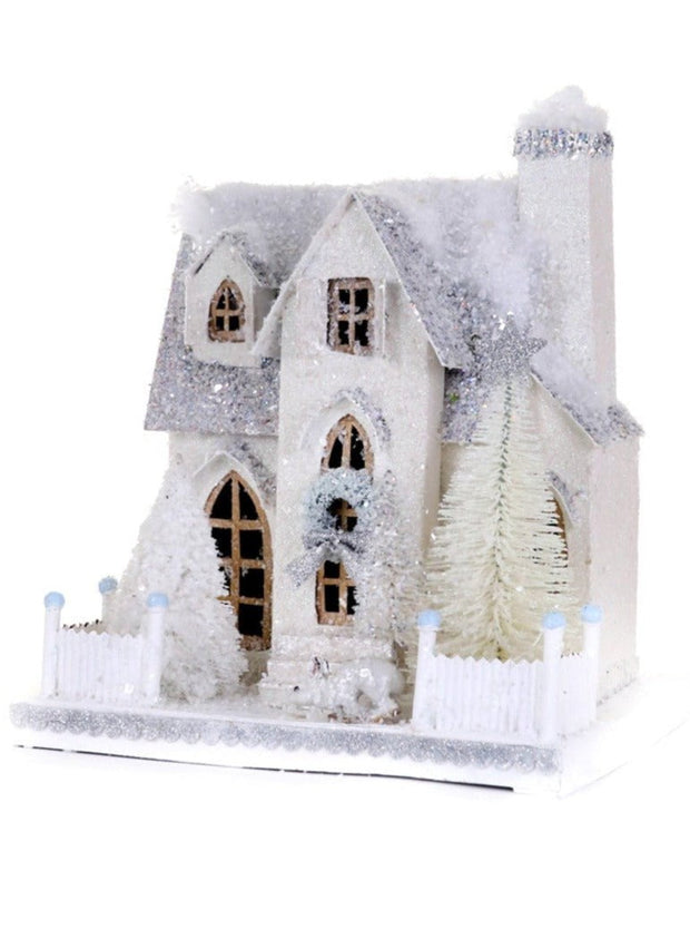 Cody Foster & Co Ornament Cody Foster & Co. | Frosted Maisonette - White