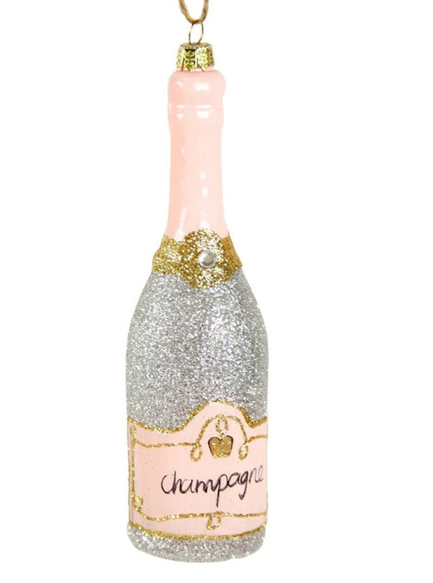 Cody Foster & Co Ornament Cody Foster & Co. | Glittered Champagne - Silver