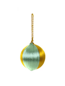 Cody Foster & Co Ornament Large Striped Thread Bauble Ornament