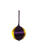 Cody Foster & Co Ornament Multi Large Striped Thread Bauble Ornament