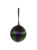 Cody Foster & Co Ornament Multi Large Striped Thread Bauble Ornament