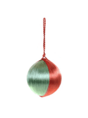 Cody Foster & Co Ornament Multi Large Striped Thread Bauble Ornament