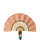 Coro Cara Decorative Fan Frilly Hand Fan in Pink