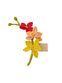 Coro Cara Napkin Ring Calanthe Orchid Napkin Ring